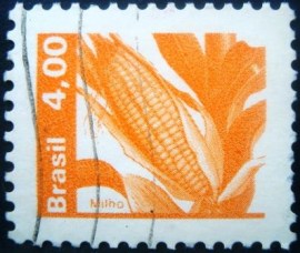 Selo postal Regular emitido no Brasil em 1980 - 604 U