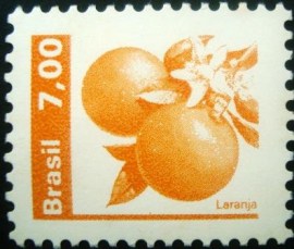 Selo postal do Brasil de 1981 Laranja - 606 N