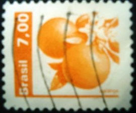 Selo postal Regular emitido no Brasil em 1981 - 606 U