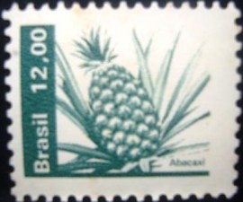 Selo postal Regular emitido no Brasil em 1981 - 608 M
