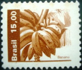 Selo postal do Brasil de 1983 Banana