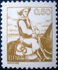Selo postal Regular emitido no Brasil em 1979 - 576 M