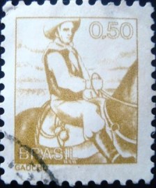 Selo postal Regular emitido no Brasil em 1979 - 576 U