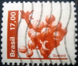 Selo postal Regular emitido no Brasil em 1982 - 610 U