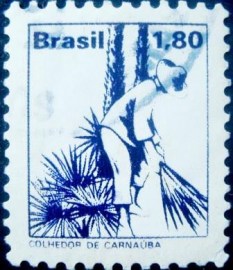 Selo postal Regular emitido no Brasil em 1979 - 578 U