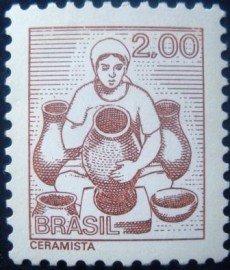 Selo postal Regular emitido no Brasil em 1979 - 579 M
