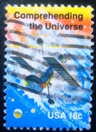 Selo Postal dos Estados Unidos de 1981 Telescope