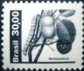 Selo postal Regular emitido no Brasil em 1982 - 613 N