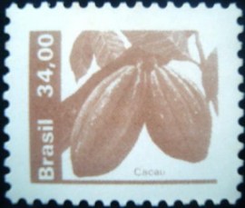 Selo postal Regular emitido no Brasil em 1980 - 614 M