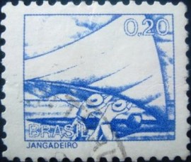 Selo postal Regular emitido no Brasil em 1979 - 584 U