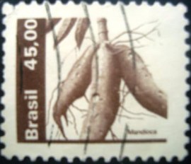 Selo postal Regular emitido no Brasil em 1983 - 617 U