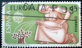 Selo postal da Espanha de 1986 Nature Protection