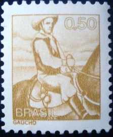 Selo postal Regular emitido no Brasil em 1979 - 587 M