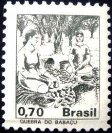 Selo postal Regular emitido no Brasil em 1979 - 588 M