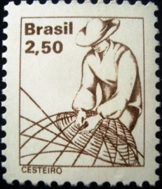 Selo postal Regular emitido no Brasil em 1979 - 593 M