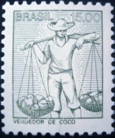 Selo postal Regular emitido no Brasil em 1978 - 598 M