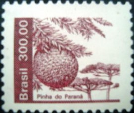 Selo postal do Brasil de 1980 Pinha do Paraná - 628 N