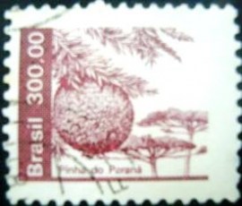 Selo postal Regular emitido no Brasil em 1984 - 628 U