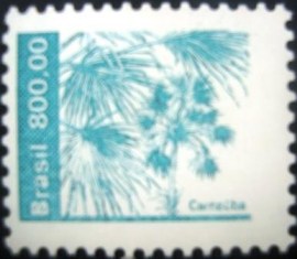 Selo postal do Brasil de 1984 Carnaúba