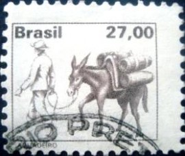Selo postal Regular emitido no Brasil em 1979 - 601 U