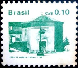 Selo postal Regular emitido no Brasil em 1986 - 644
