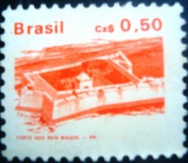 Selo postal Regular emitido no Brasil em 1986 - 646