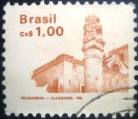 Selo postal Regular emitido no Brasil em 1986 - 647 U