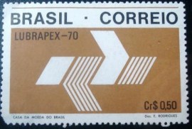 Selo postal Comemorativo do Brasil de 1970 - C 689 N