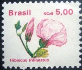 Selo postal regular emitido no Brasil em 1989 - 674 N