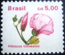 Selo postal regular emitido no Brasil em 1990 - 678 M