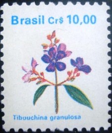 Selo postal regular emitido no Brasil em 1990 - 679 M