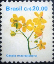 Selo postal regular emitido no Brasil em 1990 - 680 M