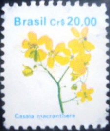 Selo postal regular emitido no Brasil em 1990 - 680 N