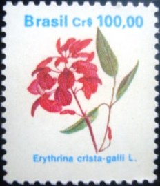 Selo postal regular emitido no Brasil em 1990 - 682 M