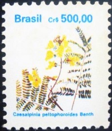 Selo postal regular emitido no Brasil em 1991 - 685 M
