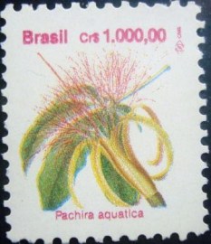 Selo postal regular emitido no Brasil em 1992 - 686 N