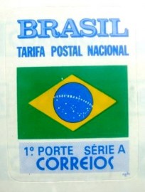 Selo postal regular emitido no Brasil em 1993 - 695 M