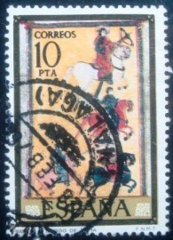 Selo postal da Espanha de 1975 Gerona Cathedral