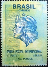 Selo postal regular emitido no Brasil em 1993 - 697 M
