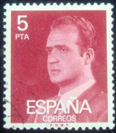 Selo postal da Espanha de 1983 King Juan Carlos I 5 Pta