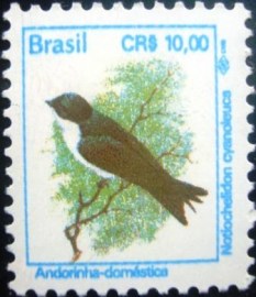 Selo postal regular emitido no Brasil em 1994 - 700 M