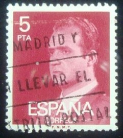 Selo postal da Espanha de 1976 King Juan Carlos I 5 Pta