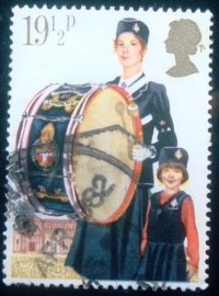 Selo postal do Reino Unido de 1982 Girl's Brigade