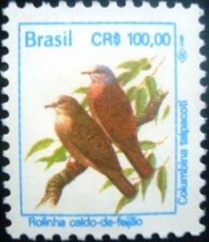 Selo postal regular emitido no Brasil em 1994 - 703 M