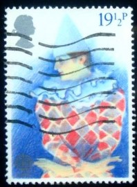 Selo postal do Reino Unido de 1982 Harlequin