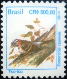 Selo postal regular emitido no Brasil em 1994 - 705 M