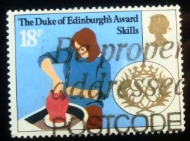 Selo postal do Reino Unido de 1981 Duke of Edinburgh's Award Skills