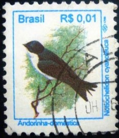 Selo postal regular emitido no Brasil em 1994 - 710 U