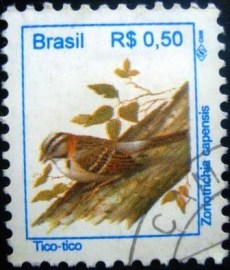 Selo postal regular emitido no Brasil em 1994 - 715 U
