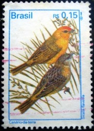 Selo postal regular emitido no Brasil em 1995 718 U